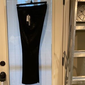 Zac-and Rachel Black Boot Cut Cropped Pants